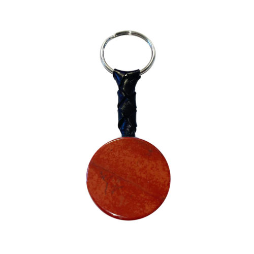 Porte-clés Jaspe rouge – Disque
