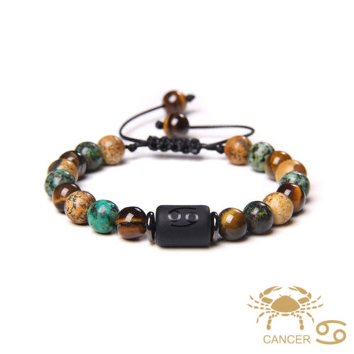 bracelet-cancer-oeil-de-tigre-turquoise-jaspe-cordon-ajustable